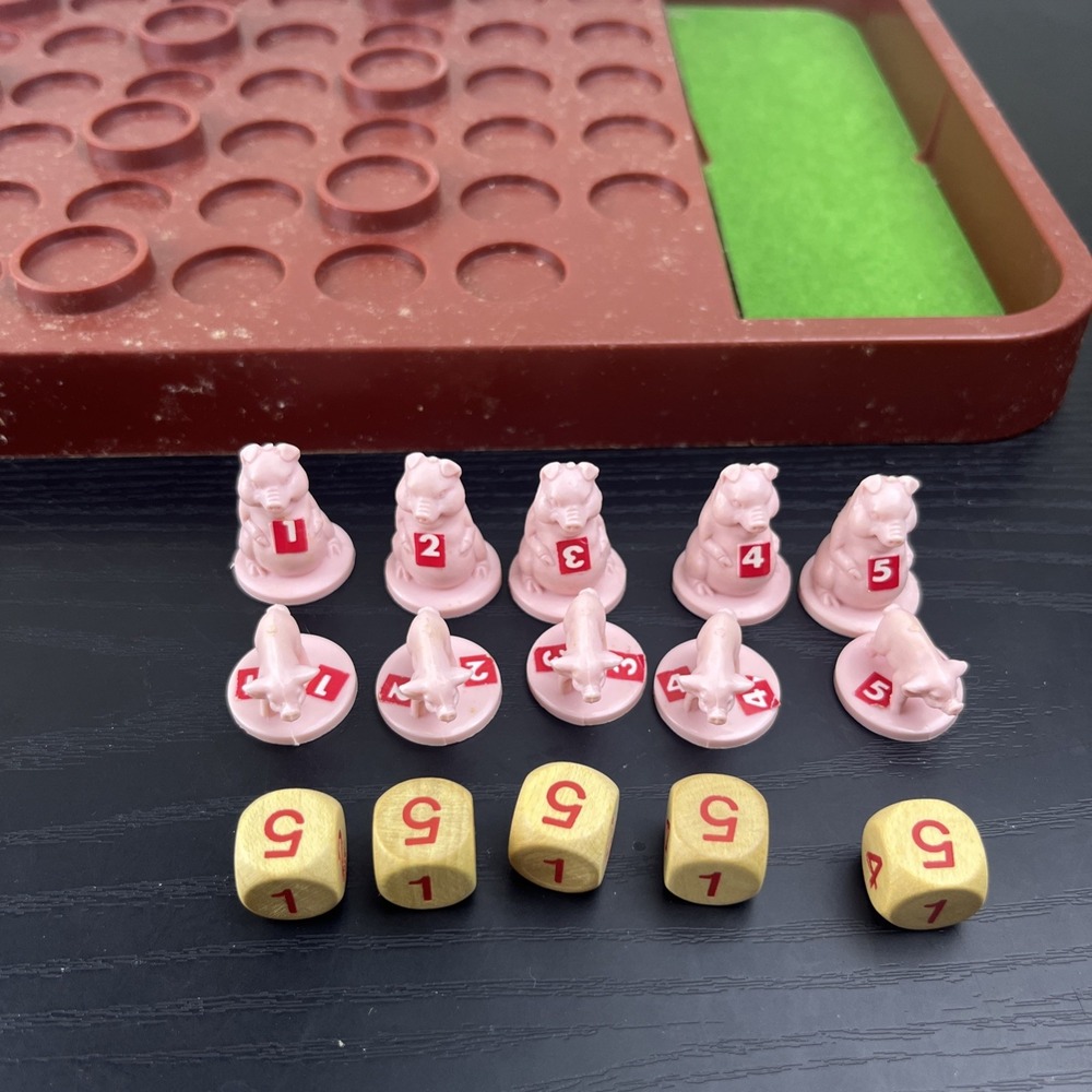Vintage 1981 Hog Tied The Chase & Chance Board Game Selchow & Righter Complete - Picture 3 of 8